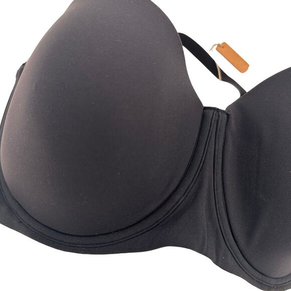 Skims Fits Everybody Strapless Bra Black Onyx NWT Size 34DDD - Picture 5 of 5